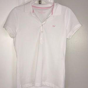 Vineyard vines white polo shirt